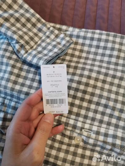 Рубашка Carters р. 122-128