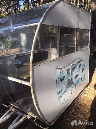 Сани-прицеп к снегоходу для зимней рыбалки