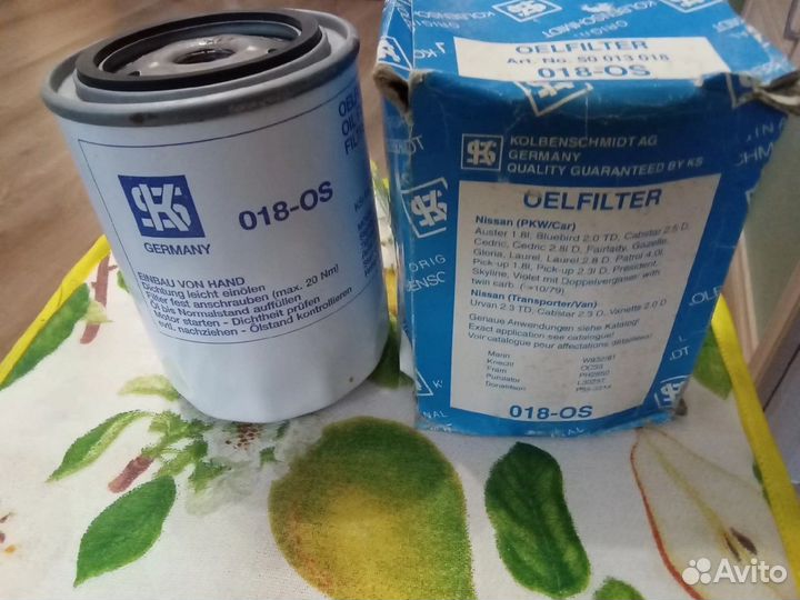 Фильтр масляный NissanKS 018-OS (Fram PH2850)