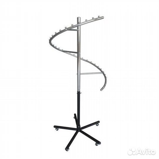 Вешалка напольная круговая на колёсах