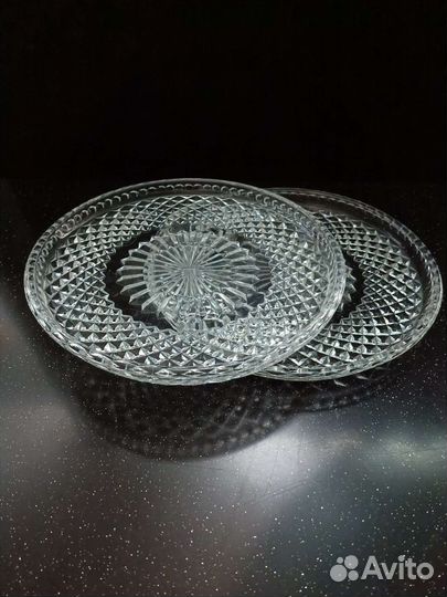 Блюдо хрусталь СССР