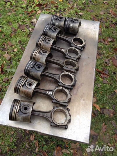 Поршни с шатунами ford transit