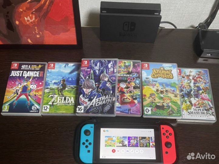 Nintendo switch с играми