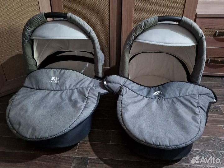 Прогулочная коляска для двойни бу