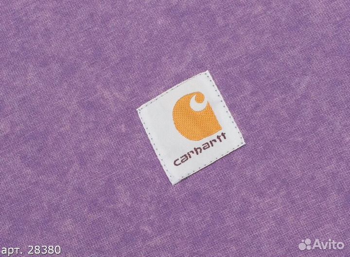 Худи Carhartt фиолетового цвета