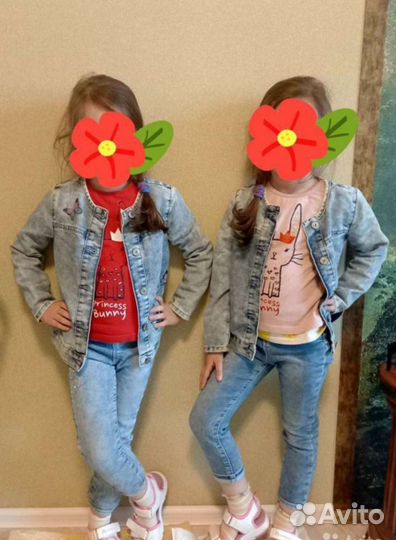 Джинсовые костюмчики 3-5 лет