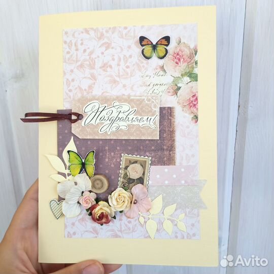 Свадебные открытки ручной работы