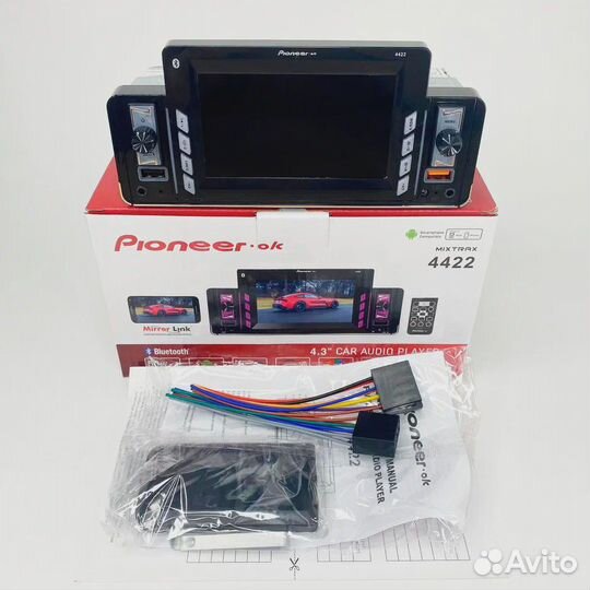 Автомагнитола 1-din 4.3