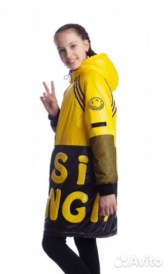 Пальто для девочки 146-152