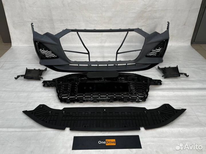 Передний бампер Audi a6 c8 RS6 Look