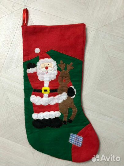 Носок новогодний