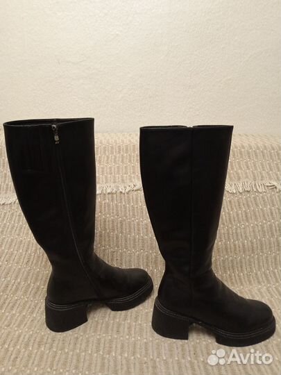Сапоги женские зимние нат.кожа р.40