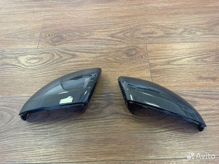 Накладки на зеркала Карбон Mercedes W205 W213 W222