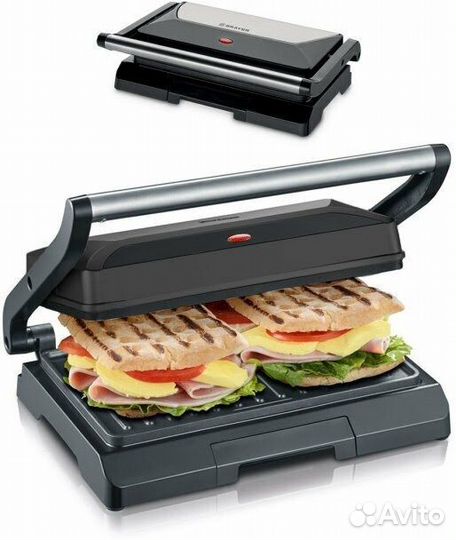 Электрический гриль-пресс brayer новый