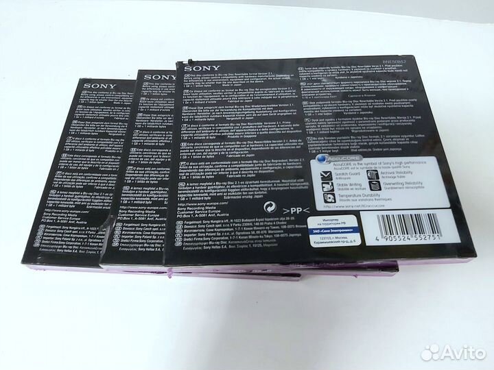 Диски новые Blu-ray BD-RE 25 Gb, 50 Gb, Verbatim