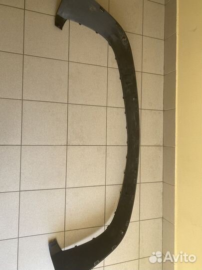 Накладка на задний бампер BMW X3