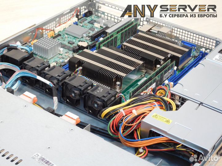 Сервер Supermicro 1028R 2x E5-2680v4 128Gb 8SFF
