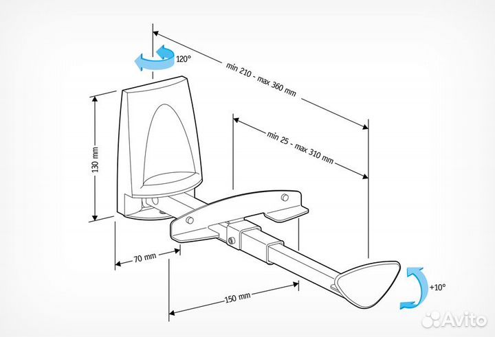 Кронштейн для колонок Holder LSS-6002
