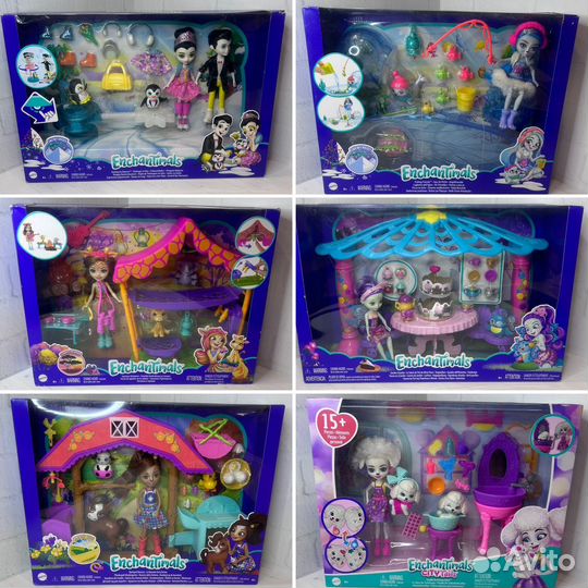 Enchantimals наборы (новые), много