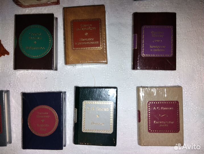 Коллекция миниатюрных книг
