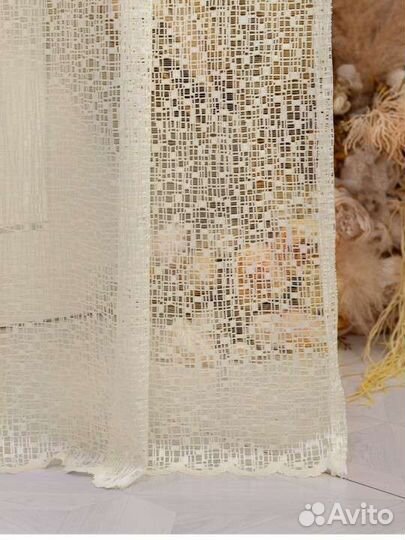 Тюль новая, 2 шт в наличии