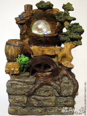 Комнатные фонтаны и декоративные водопады