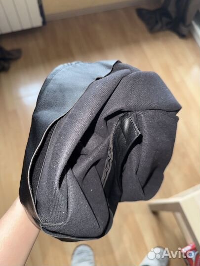 Брюки кожаные Zara