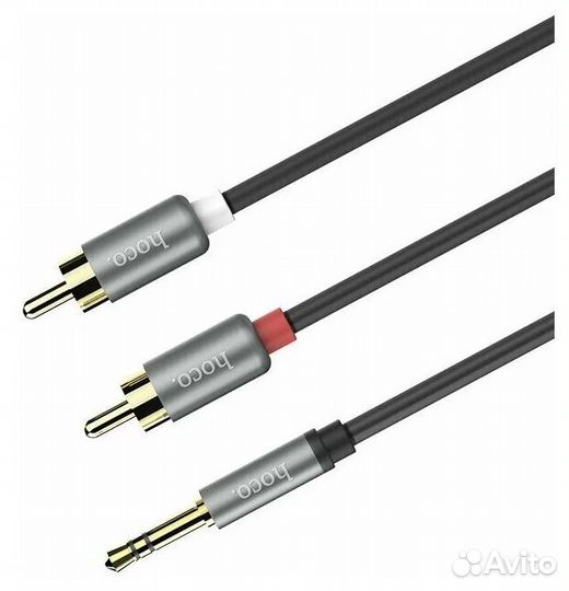 Кабель AUX, Jack 3,5mm(m) - 2xRCA(m) hoco UPA10, 1