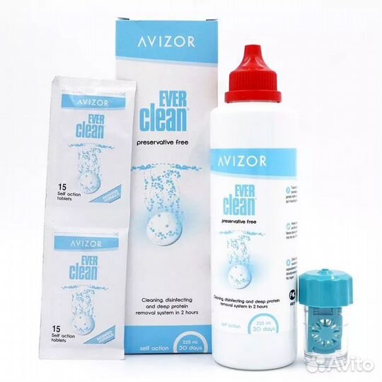 Пероксидный раствор для линз Ever clean 225ml