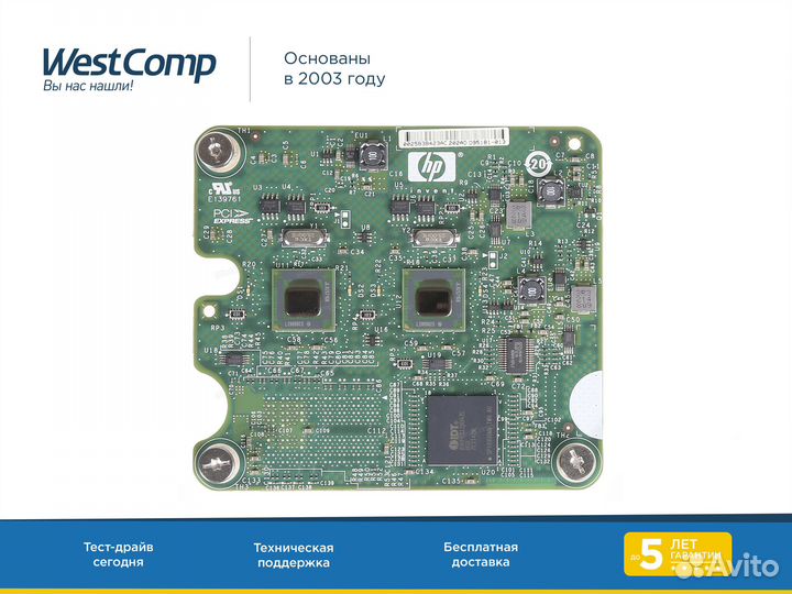 Адаптер HP NC364m Quad Port 1GbE BL-c (447883-B21)