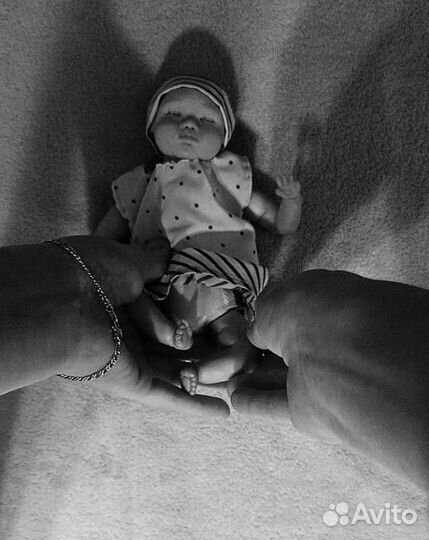 Ручная работа, куколка из полимерной глины