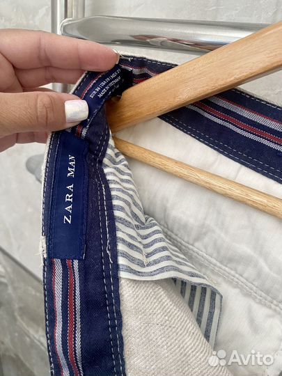 Льняной костюм Zara оригинал S (46)