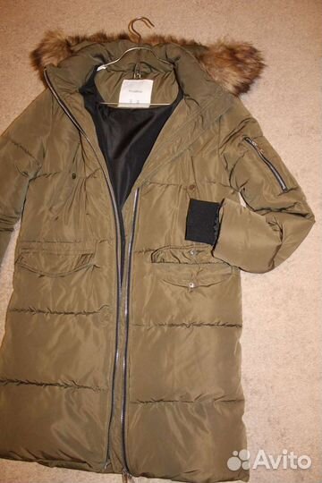 Куртка - пуховик удлинённая Pull&bear р. М(S)