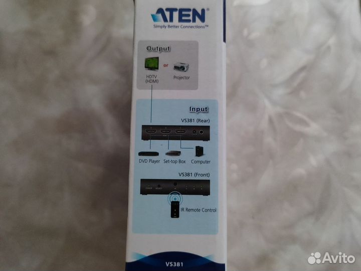 Hdmi switch 3*1 с пультом