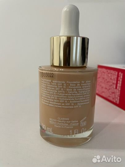 Clarins тональный крем skin illusion оттенок 107C