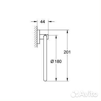 Кольцо для полотенца Grohe Essentials 40365001