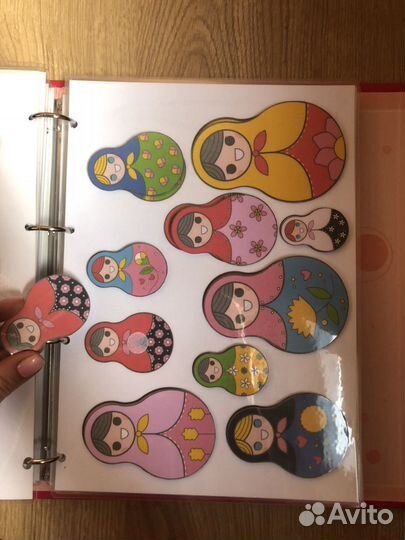 Игровой альбом на липучках Бизиборд