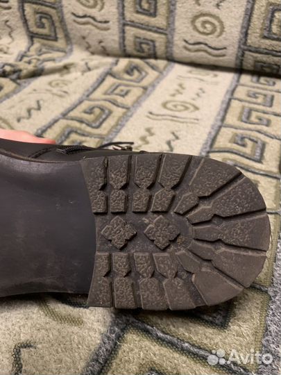 Мужские кожаные ботинки 45 размер