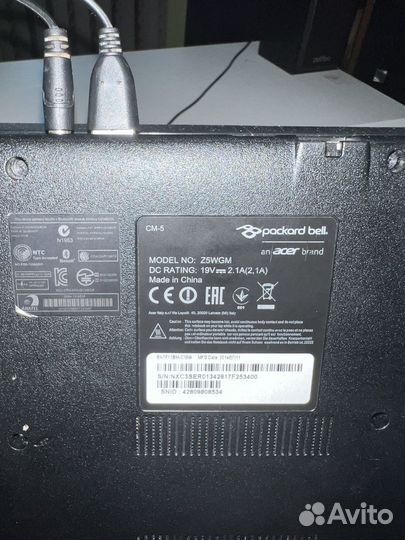 Ноутбук packard bell