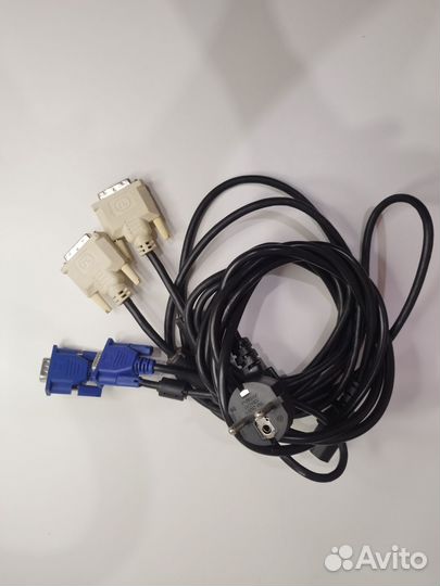 Кабель vga, dvi, сетевой