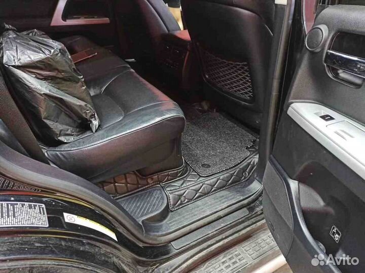 3D коврики из экокожи toyota land cruiser 200