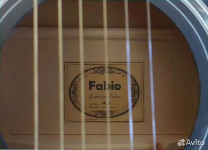 Гитара акустика Fabio SA105 BK