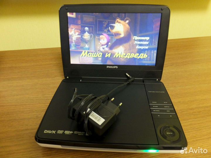 Портативный DVD-плеер Philips PD9030/51 с USB