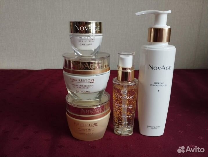 Крем для лица NovAge Time Restore для кожи 50+