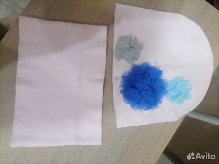 Комплект шапка и снуд детский