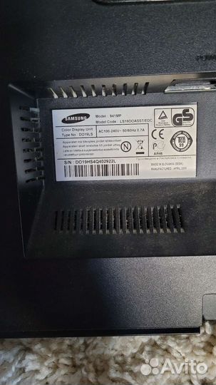 Монитор Samsung sync Master 941MP