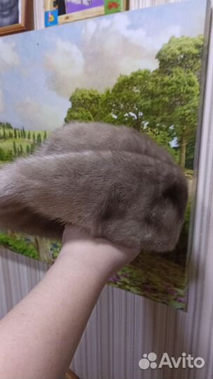 Шляпа шапка норковая зимняя