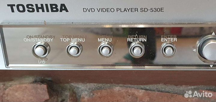 Dvd плеер toshiba SD-530E на запчасти