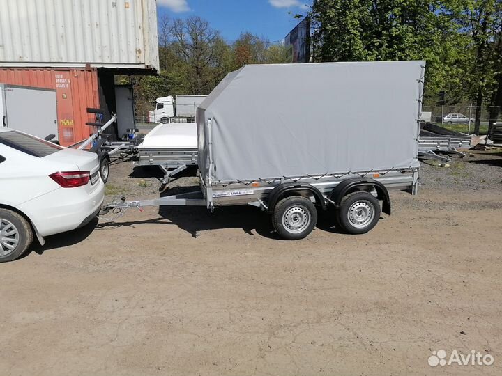 Прицеп 33.022 с тентом аэро 150 см. Надежный
