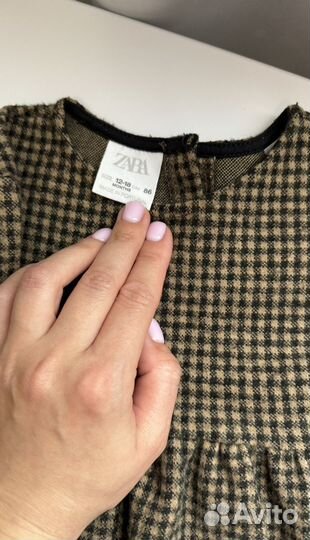 Платье для девочки zara 86